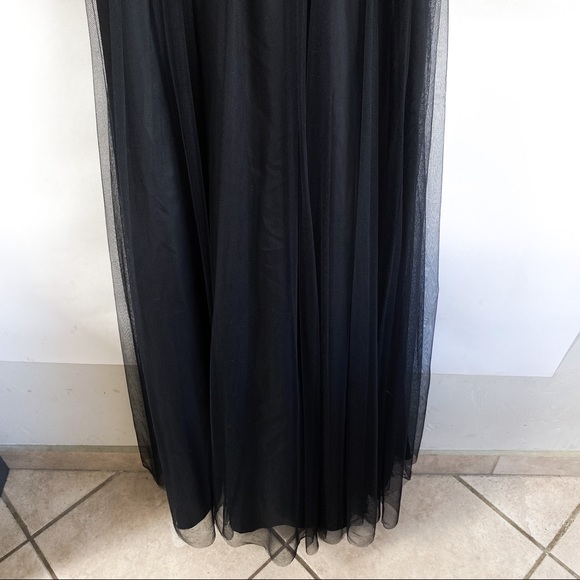 Black Tulle Prom Dress - Picture 6 of 7
